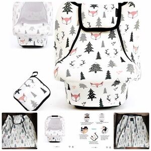 Forest Print Kids Car Seat Cover